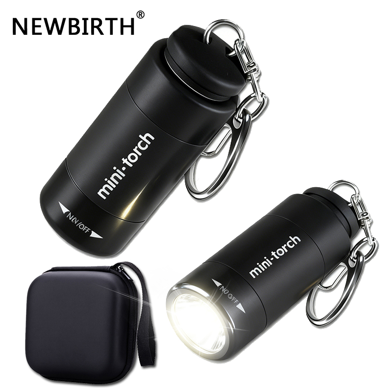 Keychain Flashlight - Senter LED Multifungsi Isi Ulang USB,