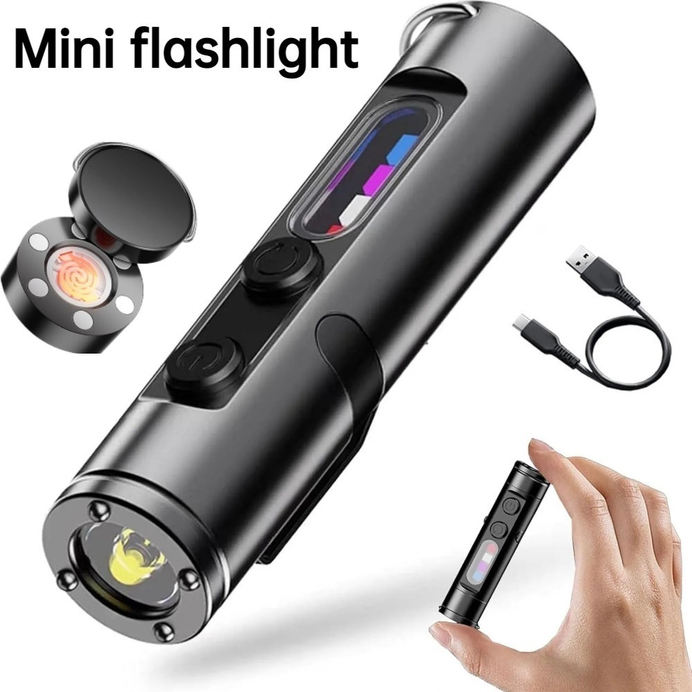Keychain Flashlight - Senter Mini Outdoor Tipe C LED