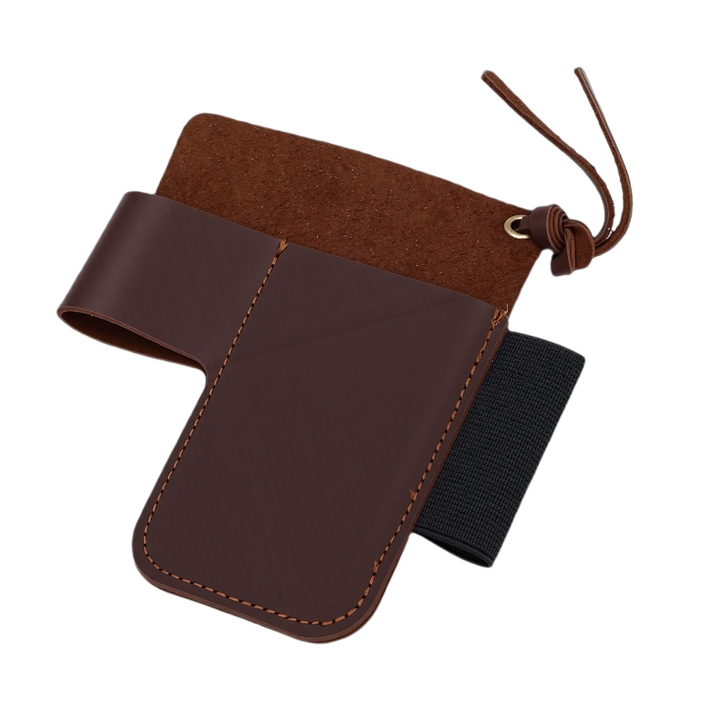 Edc Carry Belt Leather - Sarung Multitool Kulit Sapi Tahan Lama