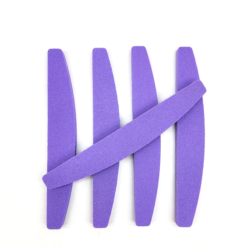Nail File Titanium - 5Pcs Kikir Kuku Dua Sisi, Spons