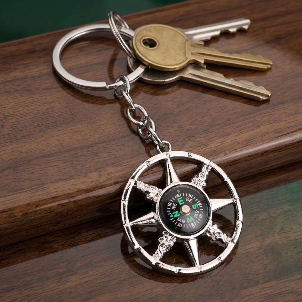 Compass Keychain Mini - Gantungan Kunci Kompas Mini Gantungan Kunci