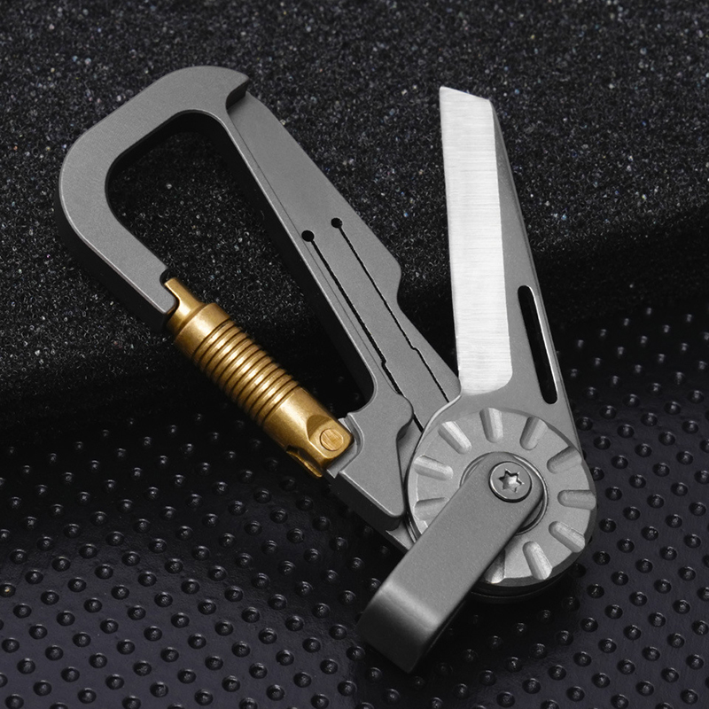 Edc Carry All - Gantungan Kunci EDC Paduan Titanium dengan