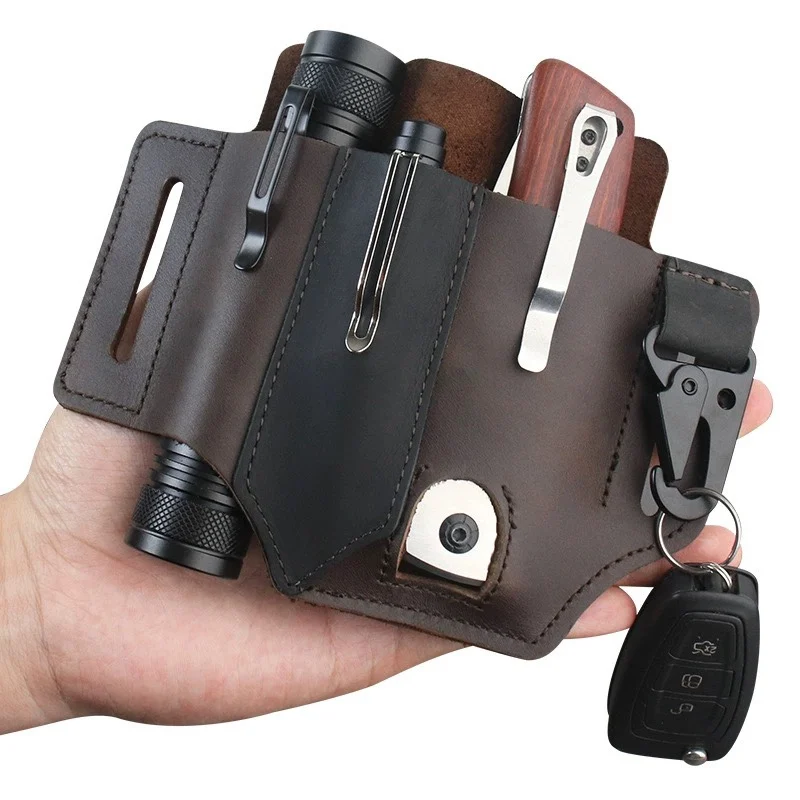 Gantungan Pinggang Kulit Sapi  - Edc Carry Belt Leather ulasan dan harga