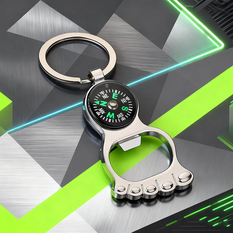 Gantungan Kunci Kompas Bahari  - Compass Keychain Mini ulasan dan harga