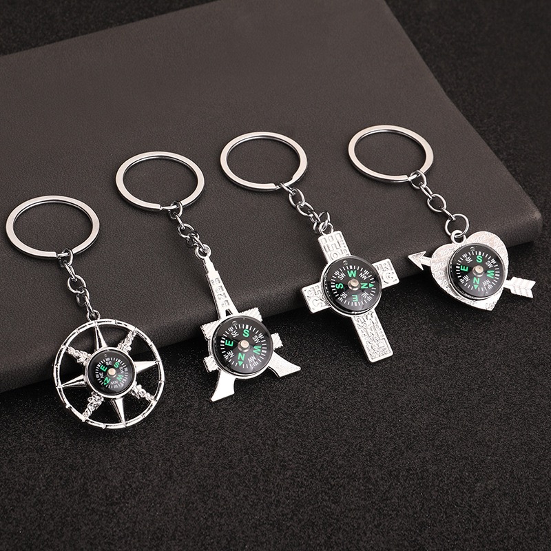 Gantungan Kunci Kompas Bahari  - Compass Keychain Mini ulasan dan harga