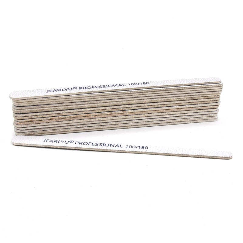 10 buah kikir kuku kayu tebal  - Nail File Titanium ulasan dan harga