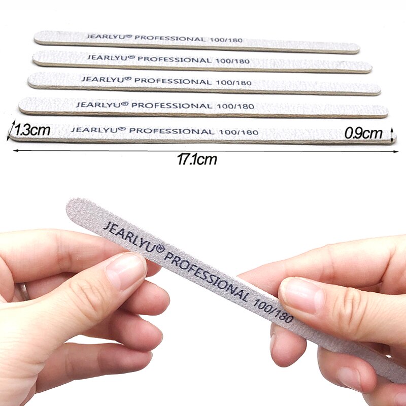 10 buah kikir kuku kayu tebal  - Nail File Titanium ulasan dan harga