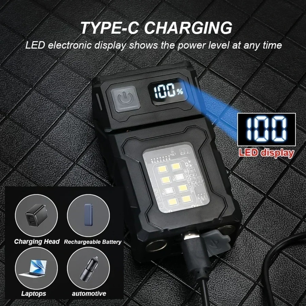 180 °   Senter LED Putar USB I - Keychain Flashlight ulasan dan harga