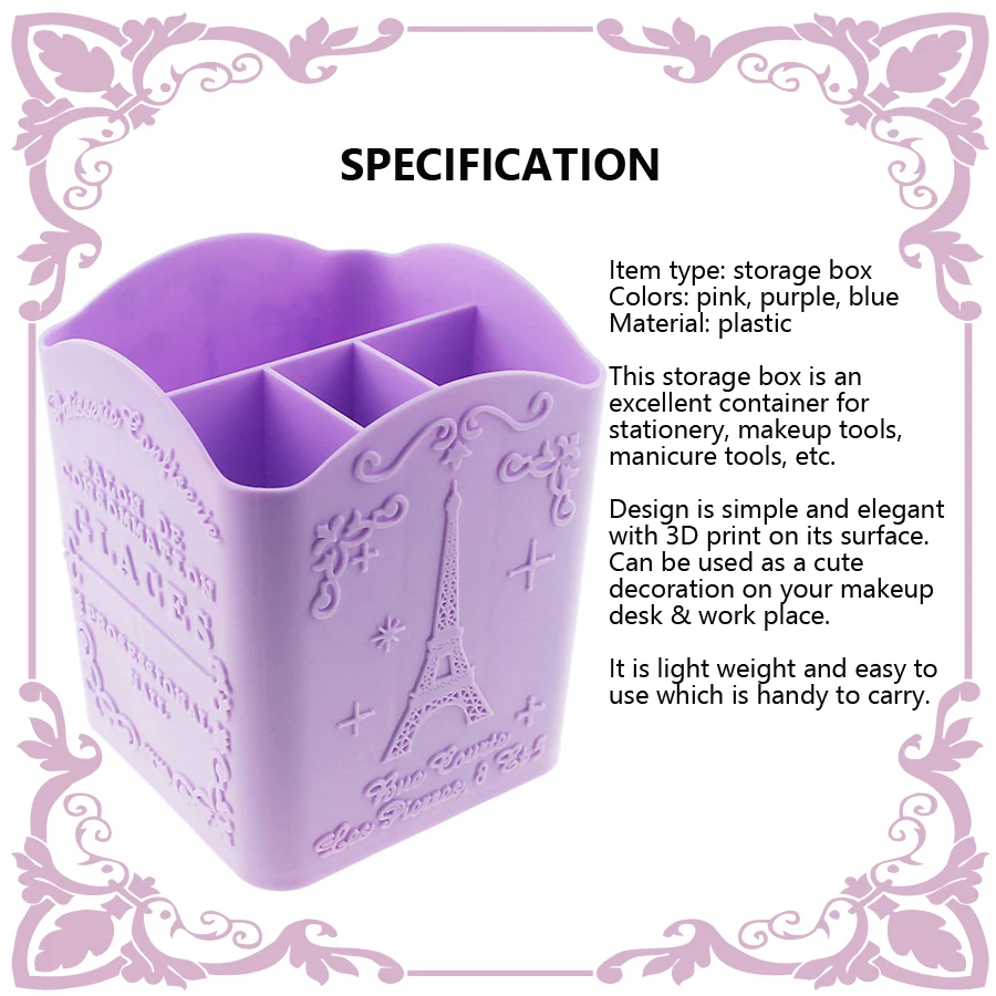 Tempat Penyimpanan Kuas Nail A - Nail File Titanium ulasan dan harga