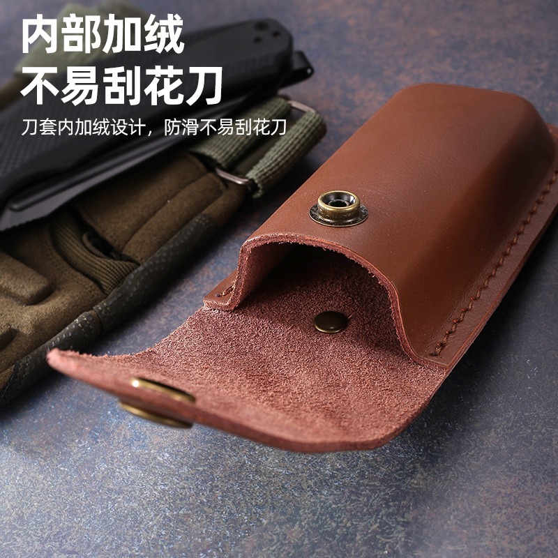 Sarung Pisau Kulit Asli untuk  - Edc Carry Belt Leather ulasan dan harga