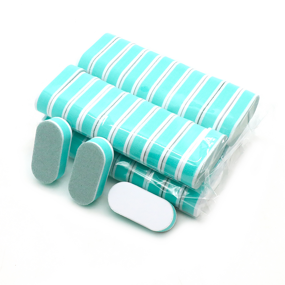 10/60/120 pcs Mini Nail Buffer - Nail File Titanium ulasan dan harga