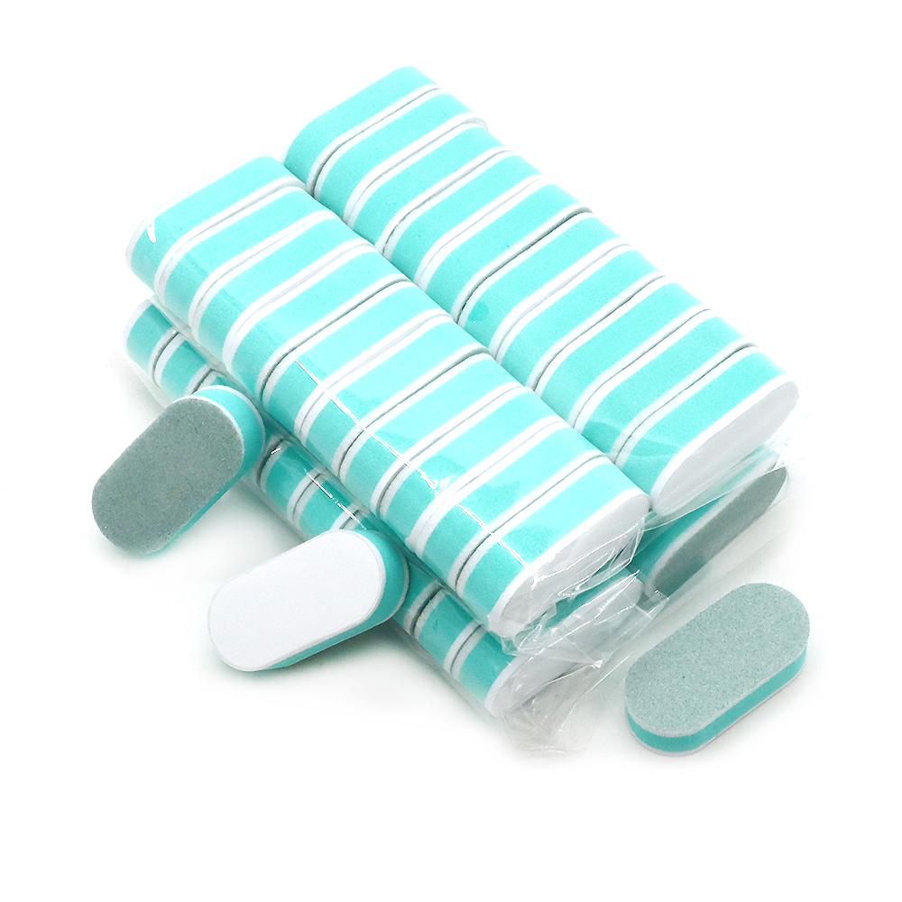 10/60/120 pcs Mini Nail Buffer - Nail File Titanium ulasan dan harga