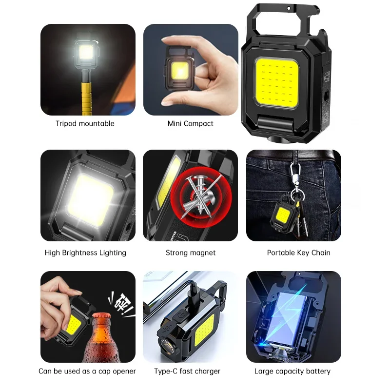 Lampu Gantungan Kunci Senter M - Keychain Flashlight ulasan dan harga
