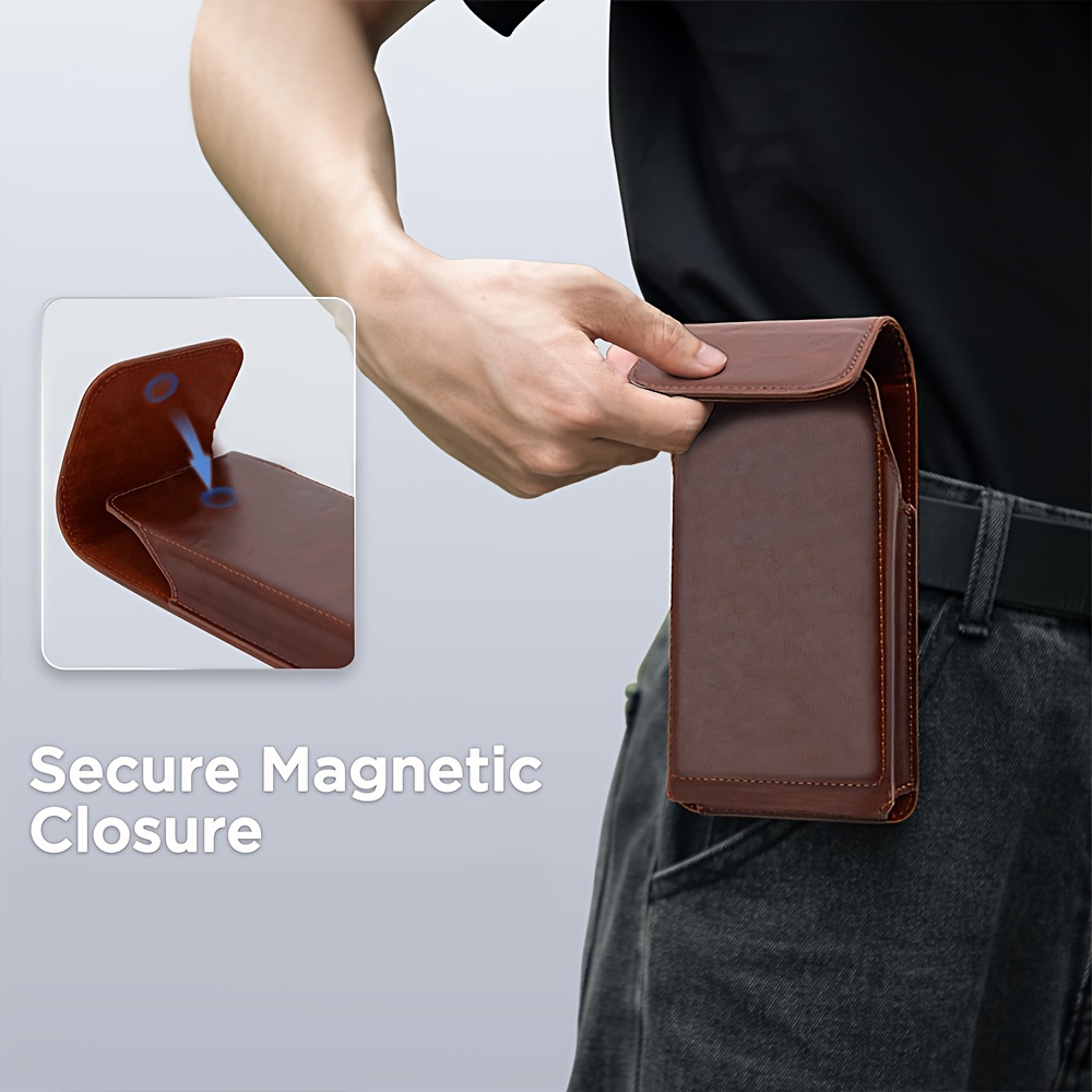 Dompet Ponsel Kulit Imitasi Pr - Edc Carry Belt Leather ulasan dan harga