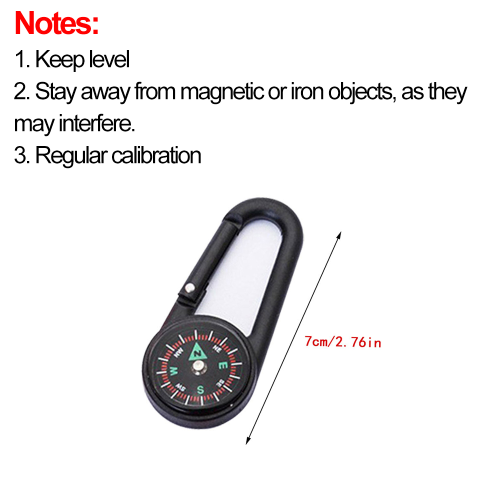 Karabiner Kompas Luar Ruangan  - Compass Keychain Mini ulasan dan harga
