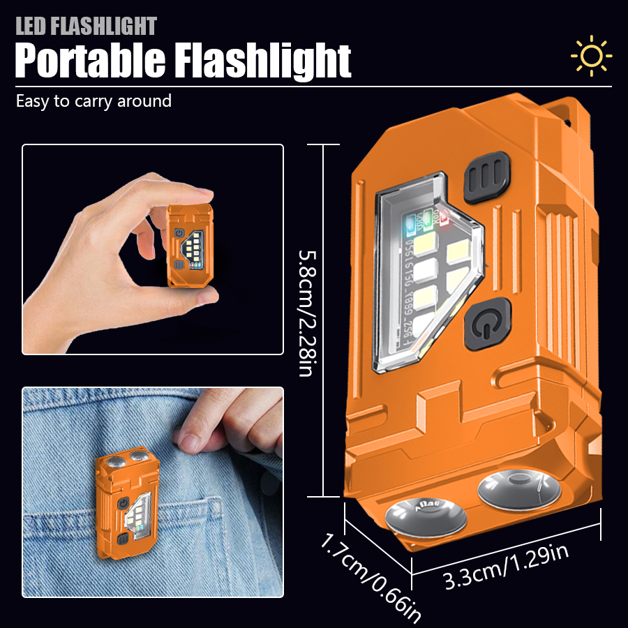 Senter Gantungan Kunci Mini ED - Keychain Flashlight ulasan dan harga