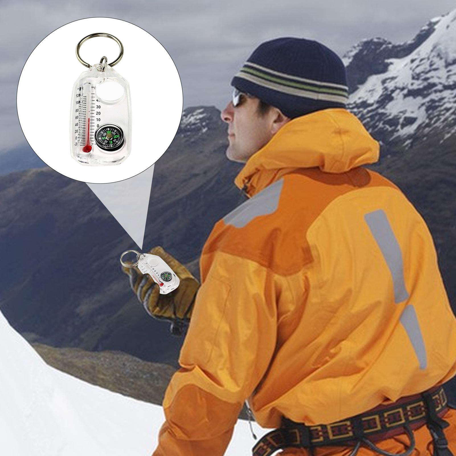 Kompas Survival 3in1 Multifung - Compass Keychain Mini ulasan dan harga