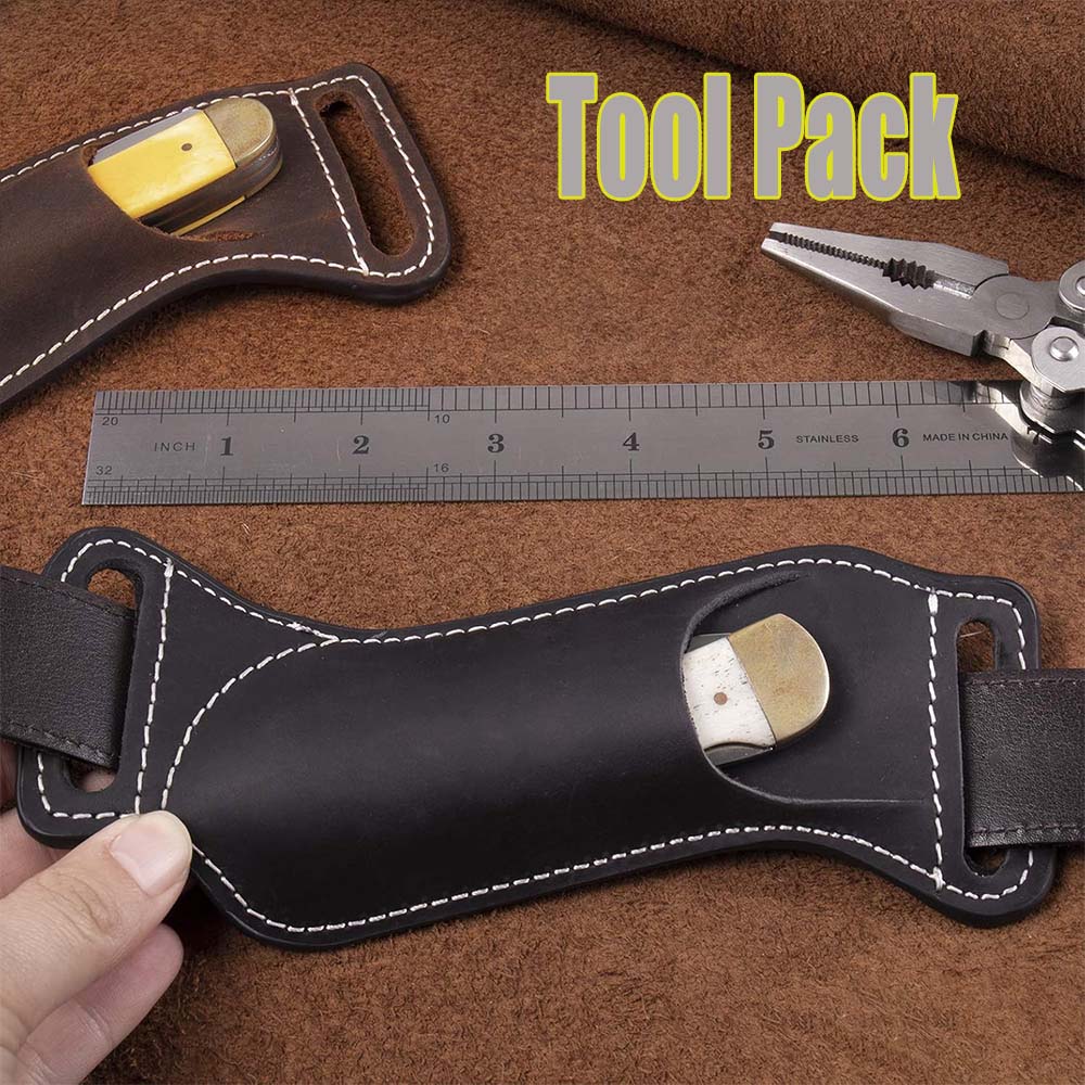 Sarung Pisau Lipat EDC untuk S - Edc Carry Belt Leather ulasan dan harga