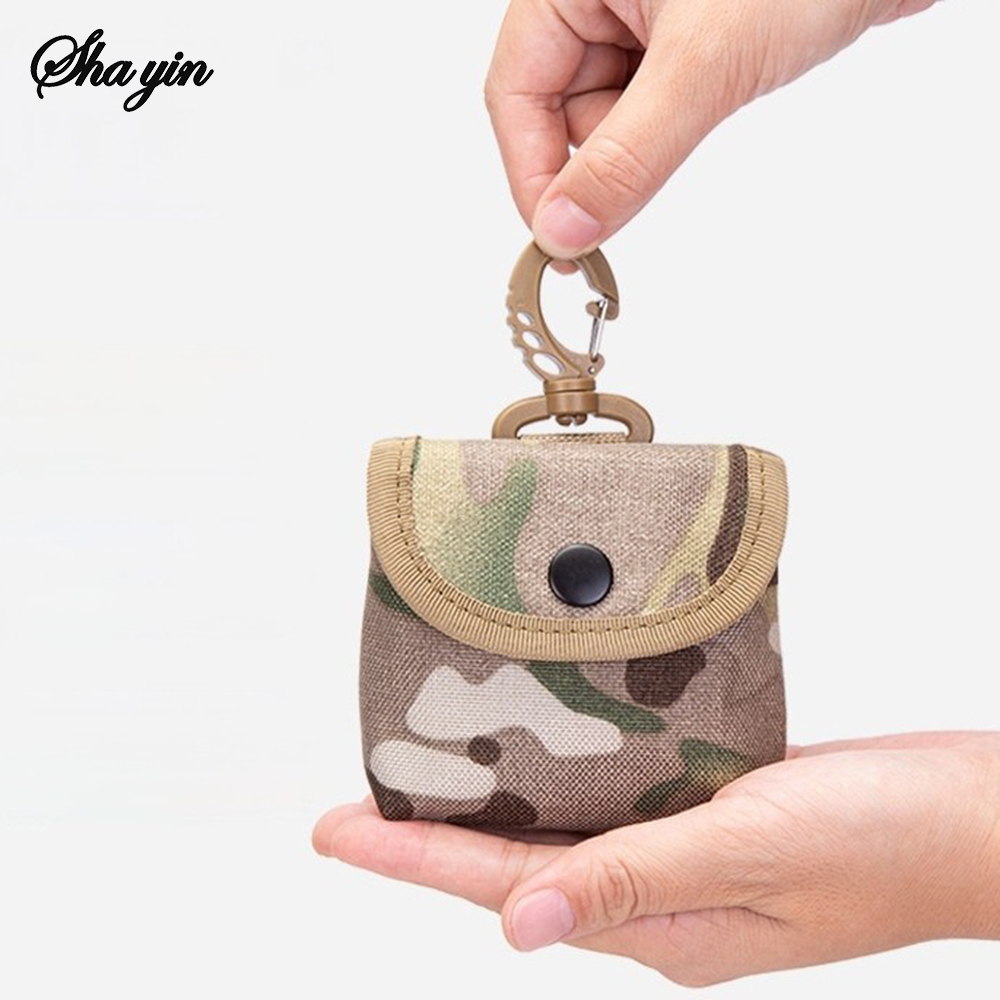 Tas Gantungan Kunci Kain Oxfor - Edc Carry Coins ulasan dan harga
