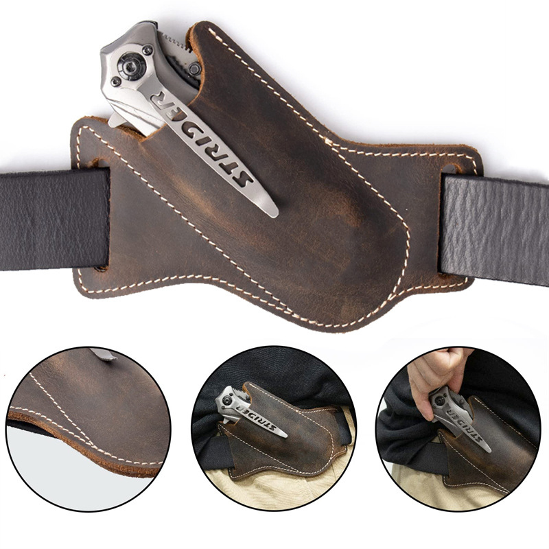 Kantong Peralatan Survival EDC - Edc Carry Belt Leather ulasan dan harga