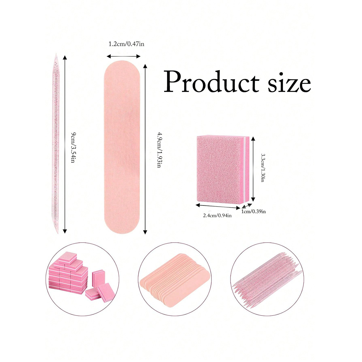 Perlengkapan Manikur, Kemasan  - Nail File Titanium ulasan dan harga