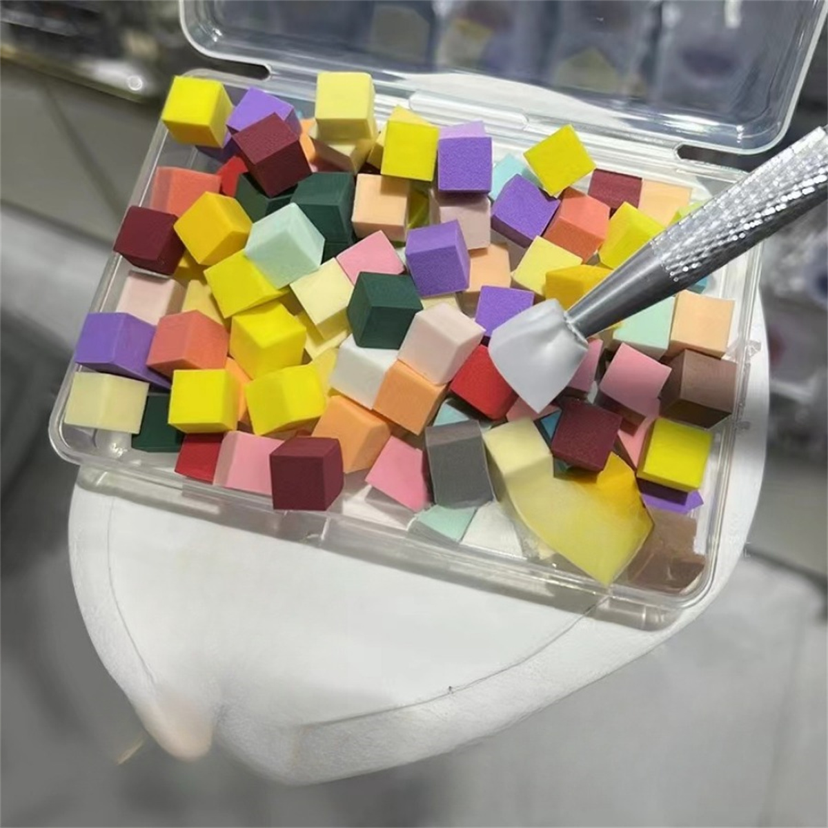 1set 100pcs Kapas Perawatan Ku - Nail File Titanium ulasan dan harga