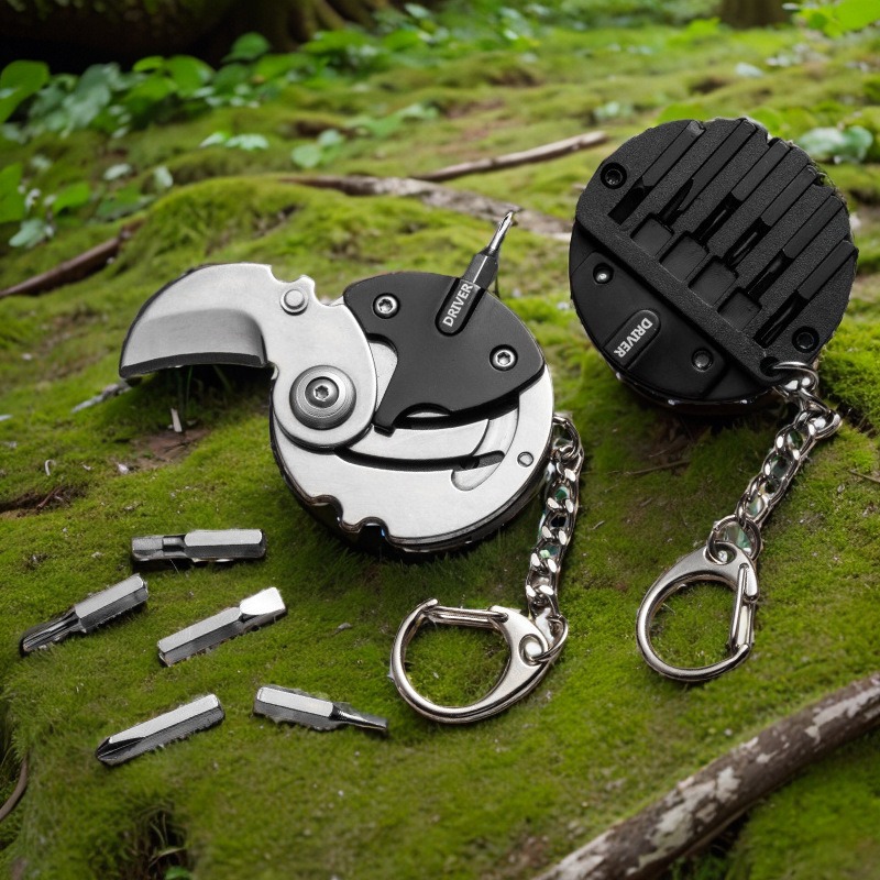 Pisau Lipat Outdoor Coin Pocke - Edc Carry Coins ulasan dan harga