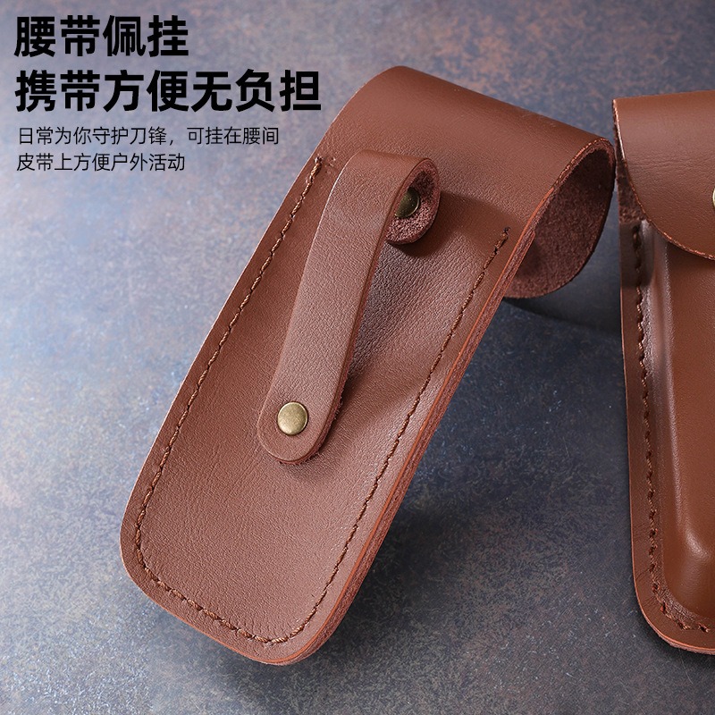 Sarung Pisau Kulit Asli untuk  - Edc Carry Belt Leather ulasan dan harga